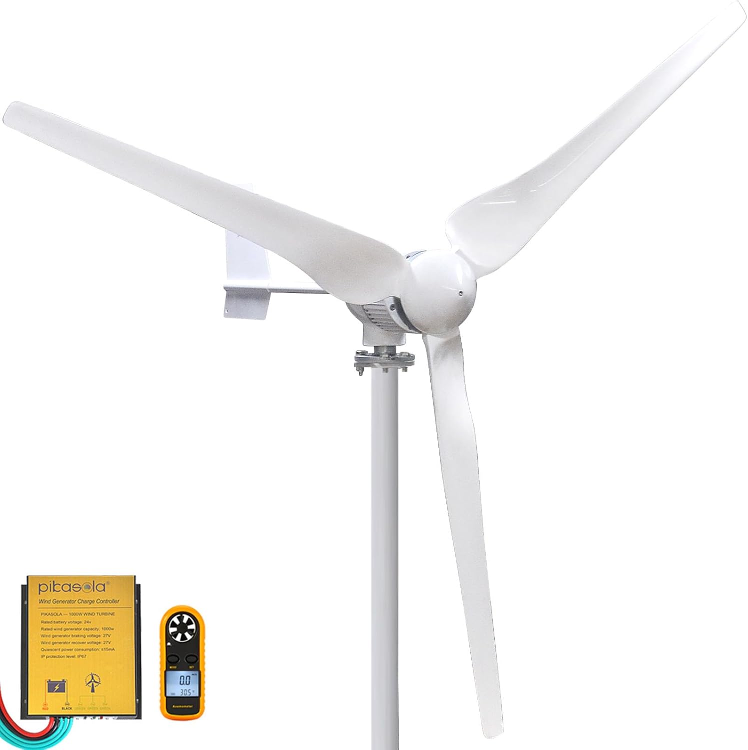 Pikasola 1000W Wind Turbine Kit — 24V